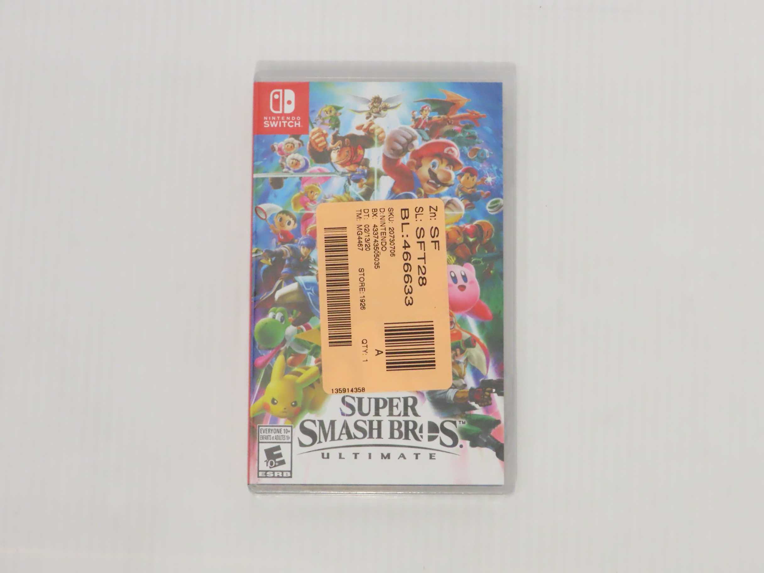 Super Smash Bros Ultimate Nintendo Switch 4470