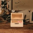 thumbnail image 4 of Miangastore 2Pcs Solid Wooden Arc Design Storage Boxes Gift Boxes Treasure Boxes (Small), 4 of 8