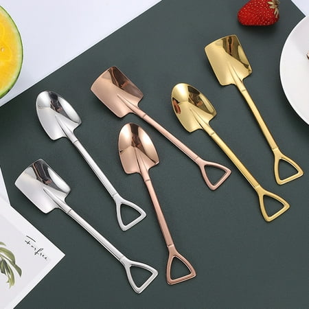 

XDian Stainless Steel Shovel Scoop Coffee Dessert Ice Cream Spoon Home Kitchen Gadget