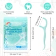 thumbnail image 3 of Dental Floss Picks Heclia, hilo dental, 200 unidades, con sabor a menta, 3 of 8