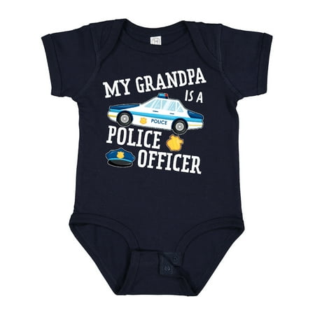 

Inktastic My Grandpa is a Police Officer Gift Baby Boy or Baby Girl Bodysuit