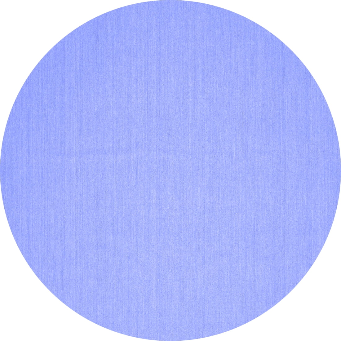 Ahgly Company Indoor Round Solid Blue Modern Area Rugs, 3' Round ...
