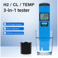 thumbnail image 2 of Medidor Digital de Calidad del Agua con Pantalla LCD , Medidor de /TEMP/H2 para Acuarios, Piscinas e Hidroponía., 2 of 5