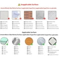 thumbnail image 5 of Soporte para toalla de mano con forma de anillo, elegante espejo circular de acero inoxidable cromado, autoadhesivo para baños, dormitorios, armarios, fácil instalación, sin perforaciones, diseño, 5 of 5