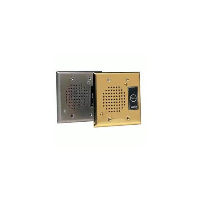 Valcom VIP-172AL-ST Plaque en Acier Inoxydable Brossé Durable avec Bouton d'Appel et Led