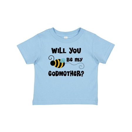 

Inktastic Will You Be My Godmother Proposal Gift Baby Boy or Baby Girl T-Shirt
