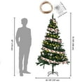 thumbnail image 4 of Yescom Christmas Tree Artificial with Lights,6Ft Green Xmas Tree,Foldable Hinged,670 Branch Tips, 4 of 8