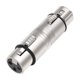 thumbnail image 3 of Paquete de 2 Conectores XLR Hembra A Hembra, Conector XLR Hembra de 3 A Conector XLR Hembra de 3 para Micrófono, Estéreo, Mezclador, 3 of 5