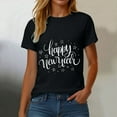thumbnail image 6 of felwors Happy New Year Shirt for Women 2026 New Years Eve T-Shirt Countdown Fireworks Holiday Party Tops(Black, XXL), 6 of 8