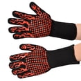 thumbnail image 3 of Guantes De Barbacoa Resistentes Al Calor Extremo Antideslizante Horno De Cocina Manoplas Calientes 1472 ℉ / 800 ℃ Sweethay EL010619-00, 3 of 6