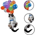 thumbnail image 3 of Adornos colgantes de la mochila del coche del gato volador, colgante colgante del coche con el globo colorido, colgante afortunado del gato volador para el coche, colgador de la mochila del coche Xemadio LKX-0478, 3 of 7