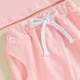 thumbnail image 6 of Okbabeha Baby Girl Summer Clothes Flower Embroidered Short Sleeve Shirt Top Solid Shorts Set Toddler Kids Casual Outfits, 6 of 7