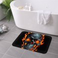 thumbnail image 6 of Kdxio Flame Metal Skull,16" x 24", Non-Slip Front Door Mats,Outdoor Welcome Mat Washable, 6 of 9