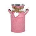 thumbnail image 2 of Ludlz Vintage Metal Galvanized Flower Vase - Farmhouse French Bucket - Table Centerpiece Rustic Home Decor for Fresh and Dried Floral Arrangements for Home and Weddings, 2 of 7