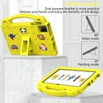 thumbnail image 3 of For T-Mobile REVVL Tab 5G Tablet 10.36 inch 2023,Cute Kids Kawaii Cover 3D Cartoon Handle & Stand Soft Silicone Shockproof Lightweight Rugged EVA Foam Case,Yellow, 3 of 8