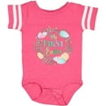 thumbnail image 3 of Inktastic My First Easter Pastel Colored Wreath Boys or Girls Baby Bodysuit, 3 of 5