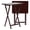 Espresso, variant on PJ Foldable TV Tray Table (Set of 2, Espresso) – Foldable, Portable Snack and Dining Table; Home Furniture for Living Room, Bedroom, and Kitchen
