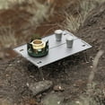 thumbnail image 4 of Mini Table Pliante en Aluminium pour Camping et Pique-Nique en Plein Air, Bureau Domestique (Argent), 4 of 9