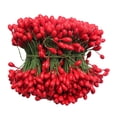 thumbnail image 1 of 500 Unidades 1000 Cabezas Dobles Cabezas Mini Falsas Bayas Artificiales DIY De rojo BLESIY Frutas Mini Falsas, 1 of 8
