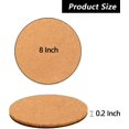 thumbnail image 2 of 6 Pieces Cork Plant Coasters, 8 Inch Large Cork Plant Mats Cork Coasters for Plants, Plant Coasters for House Plants Indoors, Flower Pot Coasters,DIY Craft Project (Nude & Black), 2 of 8