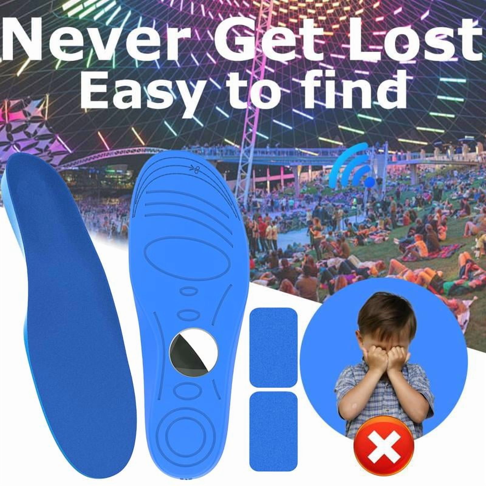 Shoe Insole for Airtag, Shoe Insert for Kids and Adults, Comfortable Footwear Mount (Foot:7.1-7.5IN/Insole:7.6-8.3IN/12.5C-1Y)