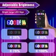 thumbnail image 4 of Double Row Scrolling LED Car Sign, 10.6"×4.7" Brighter Flexible Bluetooth APP Control LED Matrix Panel Display Screen, Custom Text Animation Message Programmable LED Light Signs for Car Store, 4 of 8