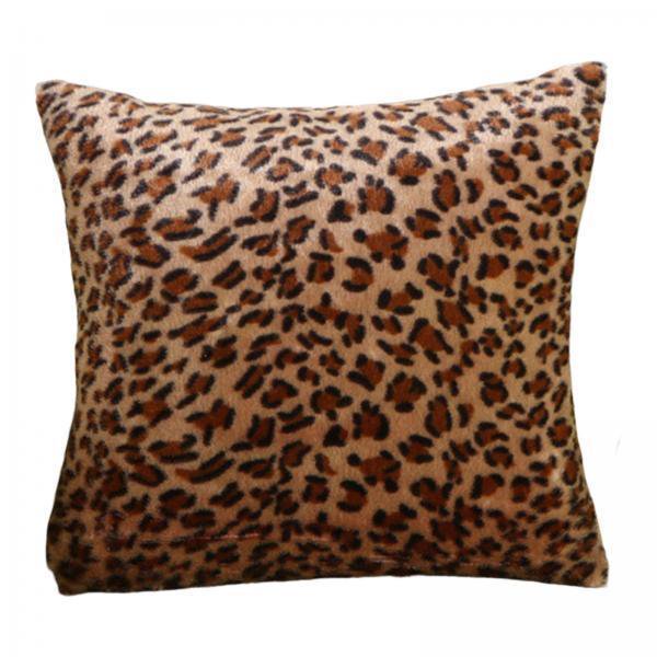Funda de Almohada Cuadrada de 2x17x17 Pulgadas, Fundas de Almohada para El Hogar Y El Coche, Color Marrón Oscuro , 2 piezas
