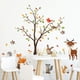 thumbnail image 1 of Calcomanías de pared de animales, calcomanías de pared de árboles forestales, búho, zorro, ciervo, decoración de pared para bebés y niños, 1 of 4