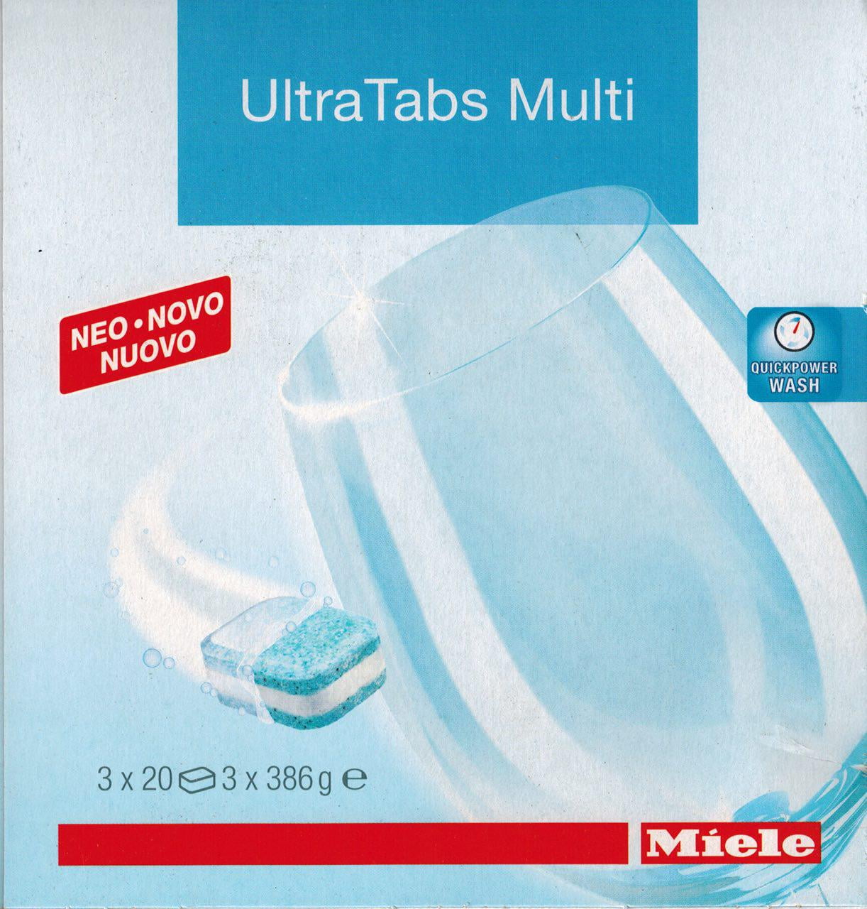 Miele Dishwasher Tabs 60 tabs 20 per box X 3 Import