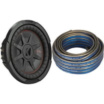 Kicker 48CWRT102 CompRT 10" Subwoofer, DVC, 2-ohm - Includes Speaker Wire