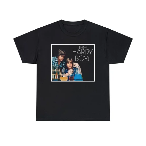 VINTAGE The Hardy Boys TV Show Unisex Heavy Cotton Tee, Parker Stevenson, Shaun Cassidy