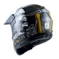 thumbnail image 4 of 1STORM MOTORCYCLE BIKE FULL FACE HELMET HGXP14B BOOSTER SKULL YELLOW, 4 of 5