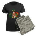 thumbnail image 5 of CafePress - Wee Bit Irish Rat Terrier Women's Dark Pajamas - Women's Short Sleeve Print T-Shirt and Pants Dark Cotton Pajama Set, 5 of 7