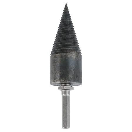 

38mm Hexagonal Handle Chopping Wood Drill Firewood Drill Bit Chop Wood Splitting Tool Size M (Dia 8mm Hex Handle)