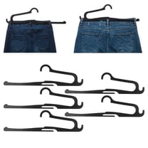 Riousery 5-Pack Innovative Clothes Hangers, Space-Saving Multifunctional Pant & Clothing Organizer for Home