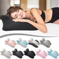 thumbnail image 3 of Memory Foam Bed Pillow For Relaxing, Comfortable Design For Reading/Phone Use, Gray - Ergonomic Design With Contoured Shape, Soft Memory Foam Material - For Bedroom, Living Room,, 3 of 3