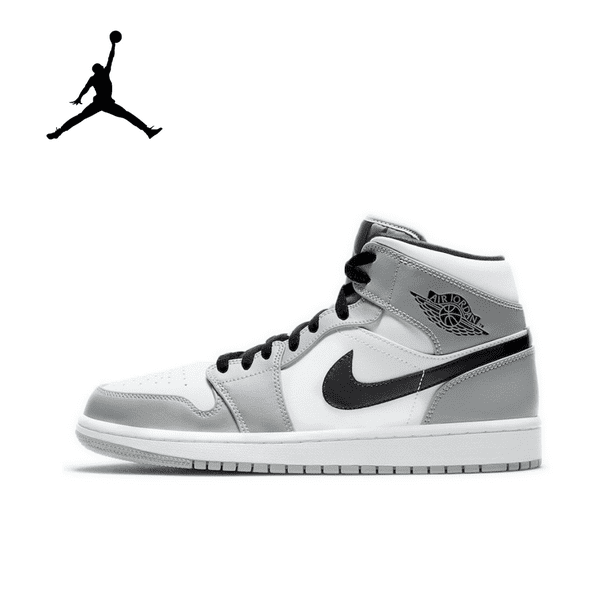 -Zapatillas Neck Air Jordan 1 para hombre, zapatos de baloncesto de corte medio, color blanco3152