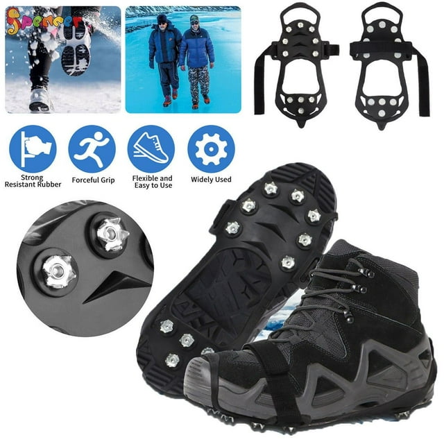 Spencer Ice Grips Traction Cleats Grippers Non-Slip Over Shoe Boot ...