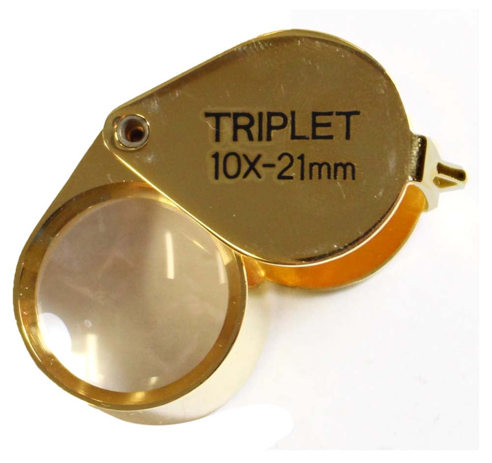 SE MJ31021C 10 x 21mm Professional Round Triplet Jeweler's Loupe
