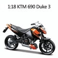 thumbnail image 1 of 1:18 Kawasaki Ninja H2 R Motocicleta Maisto Diecast Aleación Modelo Juguete Negro Ninja H2r Motocicleta Desmontable Colección Regalo 1:18 KTM 690 Duke 3,, 1 of 1