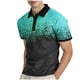 thumbnail image 2 of Blusa y camisa de manga corta con cuello vuelto para hombre, informal, holgada, a la moda, con botones, de poliéster, 2 of 5