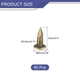 thumbnail image 2 of Uxcell 60 Pack Small Tiny Nails 2.8x10mm(DxL) Tiny Brass Nails Hardware Nails Small Nail, Bronze Tone, 2 of 5