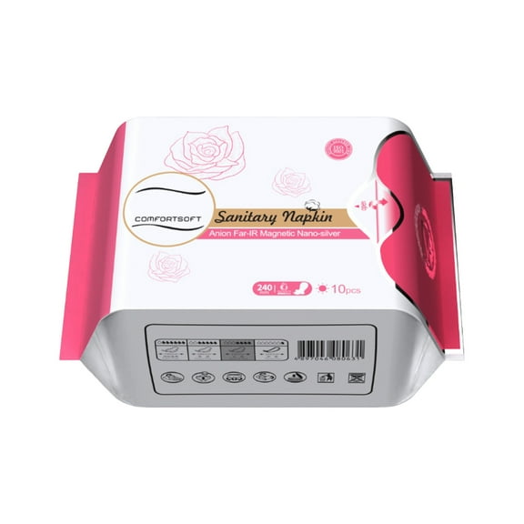 Women's Pantiliners Extra Long Big Pack with Fresh Fragrance Breathable Flexible Daily Liners - Rose Red