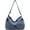 Blue, variant on JennyShop Hot Sale Durable Shopping Bag, Pretty Unisex Denim Shoulder Handbag, Women Crossbody Simple Style Tote Bag