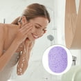 thumbnail image 5 of Unique Bargains 1 Pc Reusable Sponge Face Scrubber Thickening for Removing Makeup 4.33"x3.46" Purple, 5 of 6