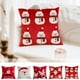 thumbnail image 1 of Funda de Almohada Navideña Bordada de Algodón de 18 X 18 Pulgadas para Decoración de Invierno, Camas, Sofás, Cojines y Coches Que Iluminan Ambientes Festivos., 1 of 5