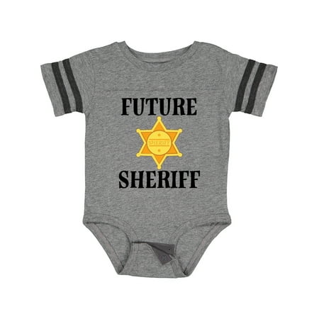 

Inktastic Future Sheriff Badge Outfit Gift Baby Boy or Baby Girl Bodysuit