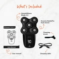 thumbnail image 6 of Groomie Cordless BaldiePro Electric Shaver Type Head Grooming Starter Kit for Men, 6 of 6