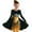 Orange, variant on Odeerbi Kids Girls Fall Winter Flowy Princess Dresses Long Sleeve Stretchy Dress A Line Twirly Skater School Recital Dress Black