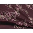 thumbnail image 5 of oneOone Rayon Maroon Fabric Leaves Craft Projects Decor Fabric Printed By The Yard 56 Inch Wide, 5 of 5